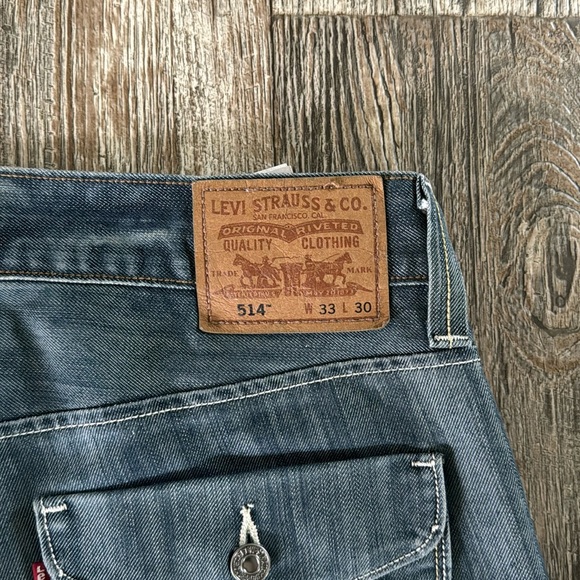 LEVI STRAUSS & CO MEN JEANS, 514” SIZE 33-30 - Picture 8 of 12